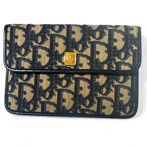 Vintage Dior Trotter Monogram Pouch